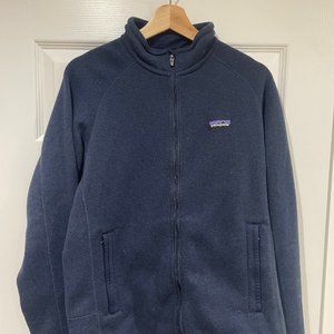 Navy Patagonia Zip-up Fleece (Medium)